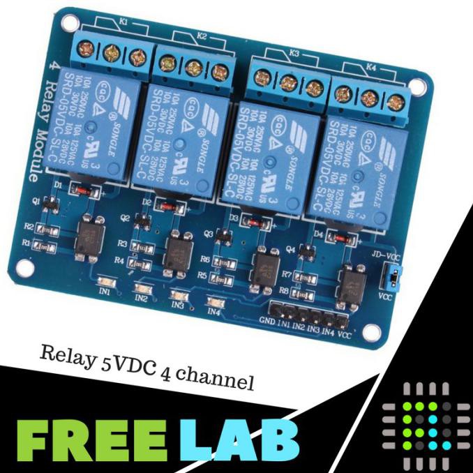 Jual Relay 4 Channel for Arduino | Shopee Indonesia