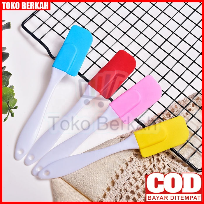 Jual Spatula Silikon Karet Kecil Food Grade Buat Makanan Kue Cake Cream