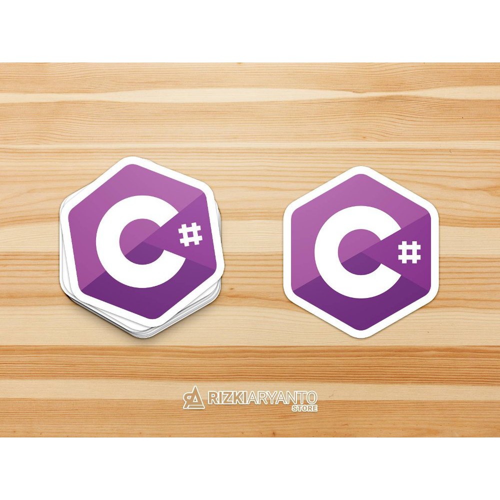 Jual Sticker - Stiker Logo C Sharp Programming Language untuk PC Laptop ...
