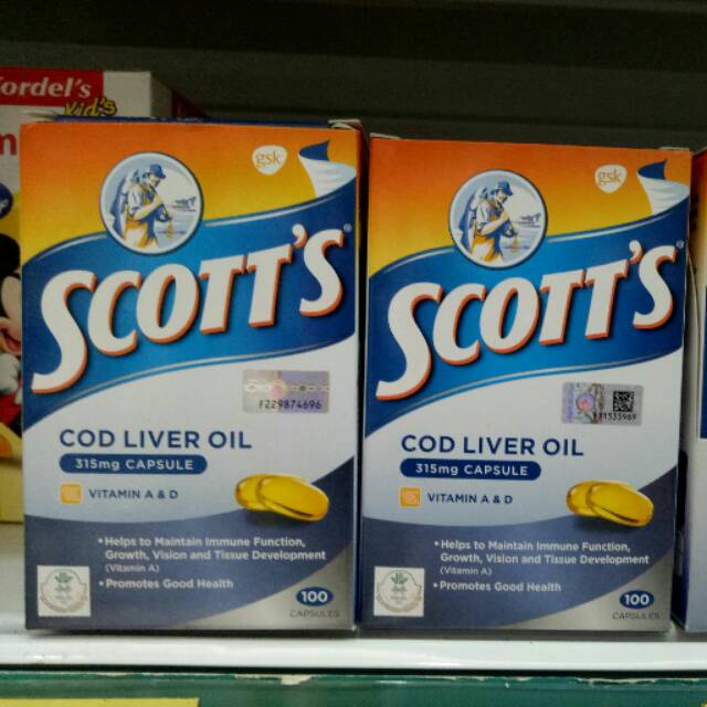 Jual Scott's COD Liver Oil 100 capsule | Shopee Indonesia