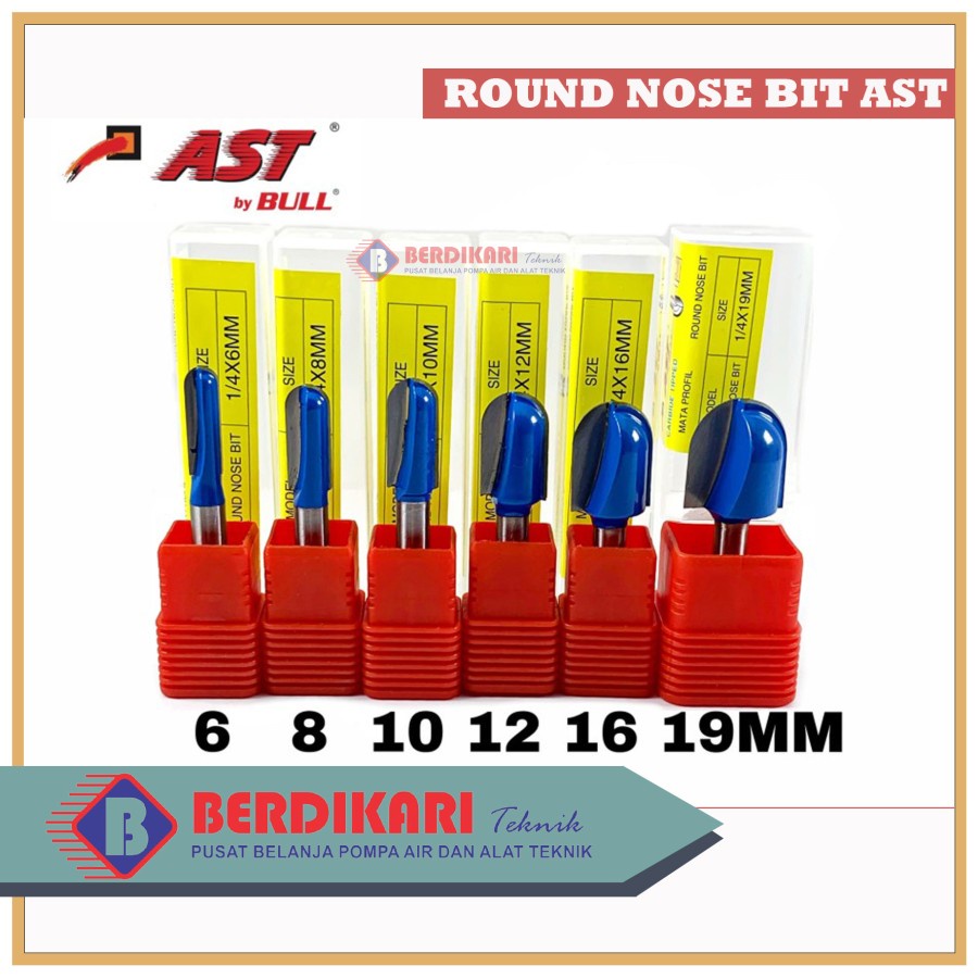 Jual Mata Router Mata Profil Kayu Trimmer Lunci Round Nose Bit Bits Ast Shopee Indonesia