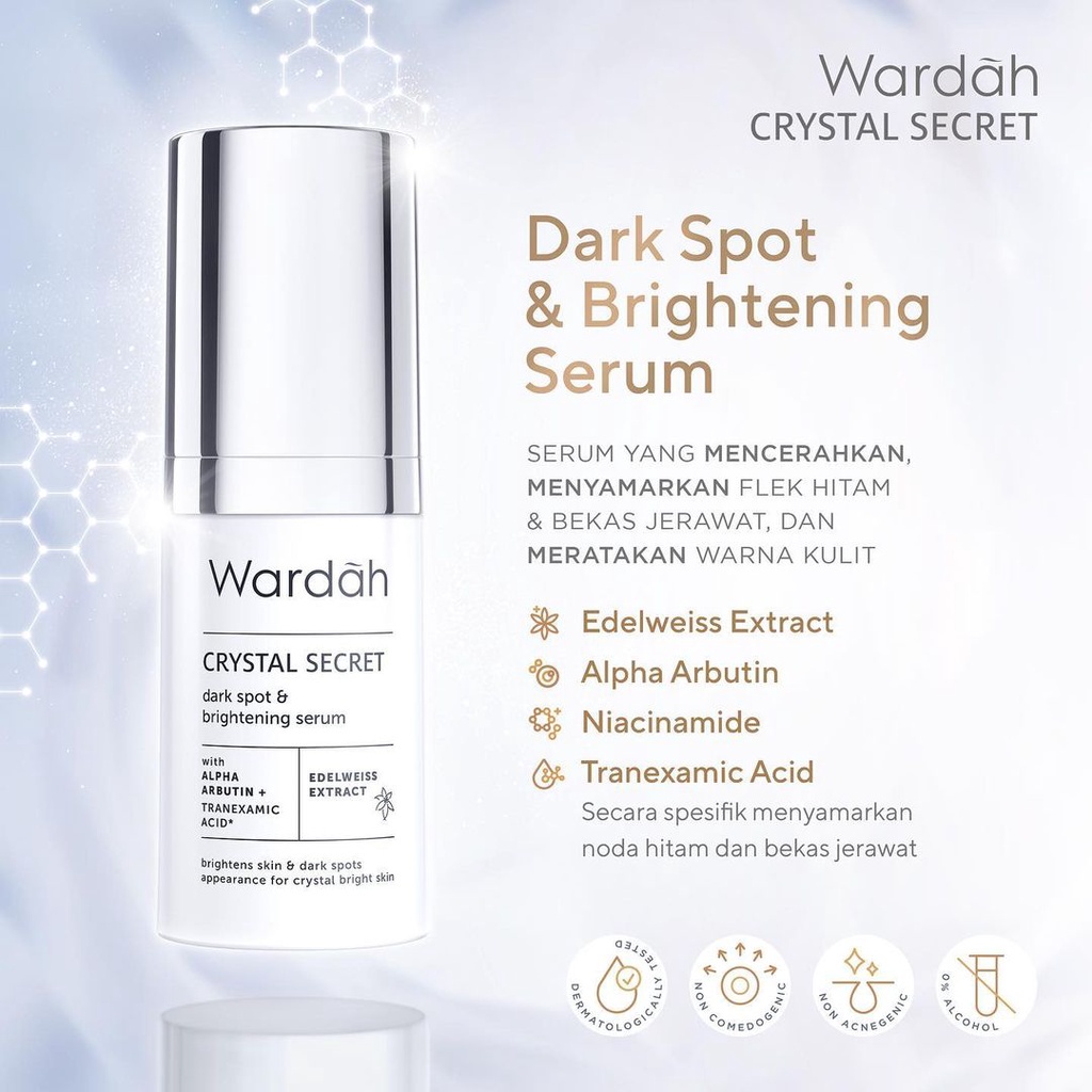 Jual Wardah Crystal Secret Dark Spot And Brightening Serum 20ml Shopee Indonesia 7203