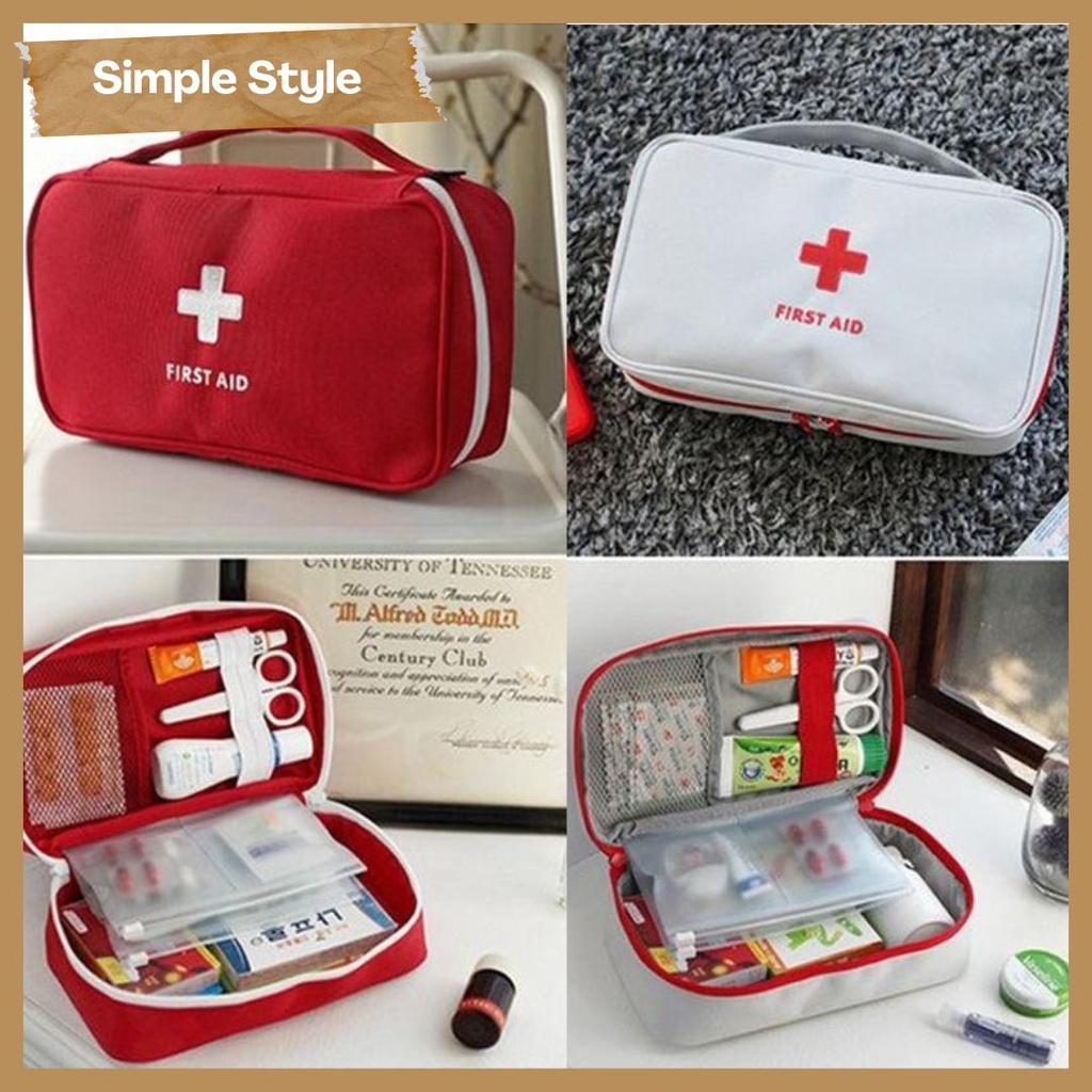 Jual TAS OBAT POUCH P3K TEMPAT OBAT KOTAK OBAT PERALATAN P3K FIRST AID ...