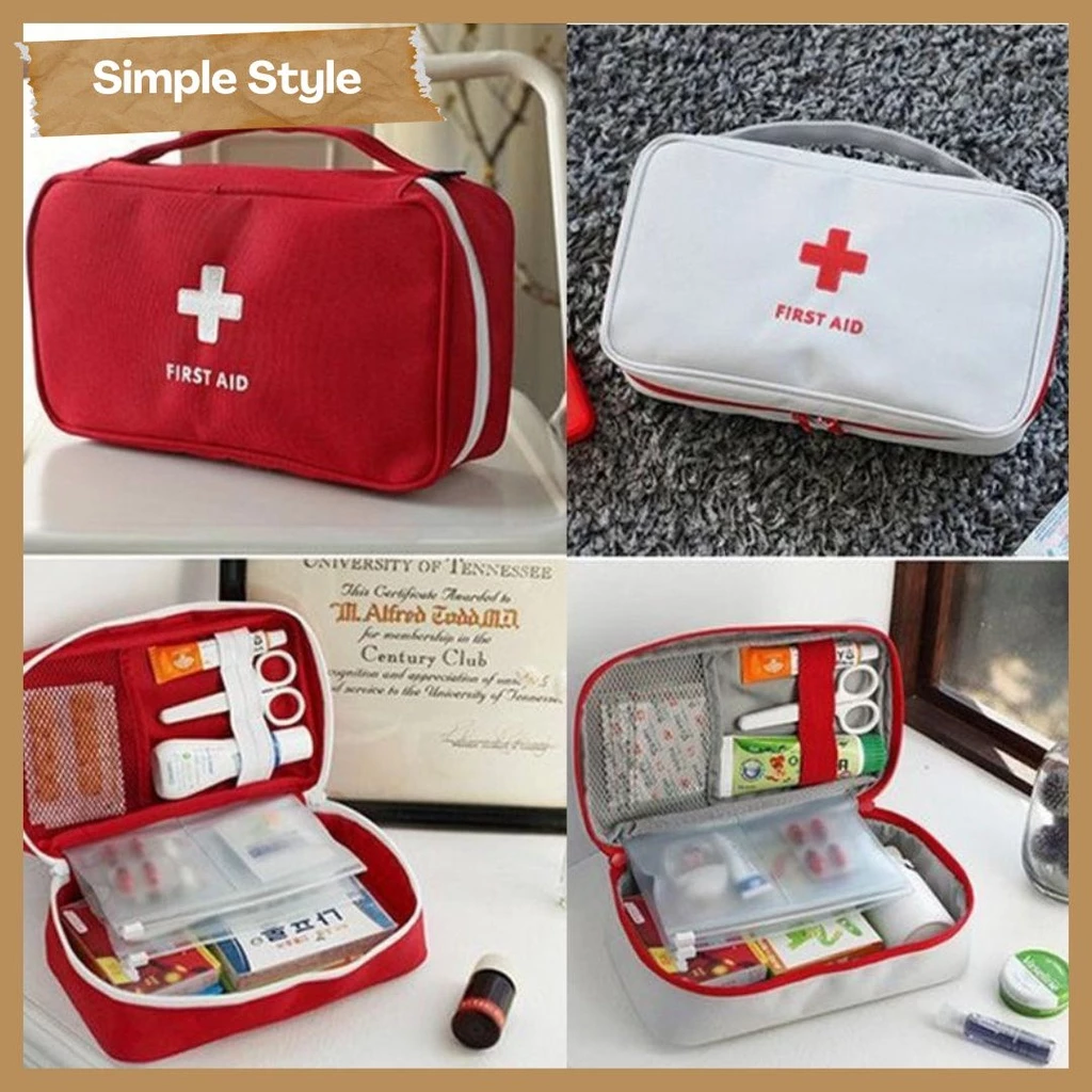 TAS OBAT POUCH P3K TEMPAT OBAT KOTAK OBAT PERALATAN P3K FIRST AID KIT NJ37