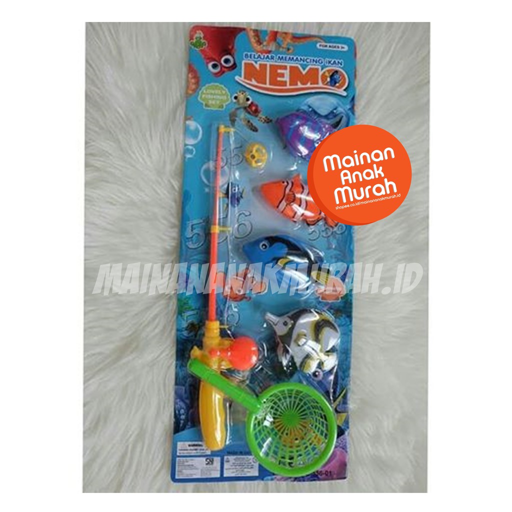 Jual Mainan Pancing Ikan Magnet Finding Nemo / Pancing Pancingan ...