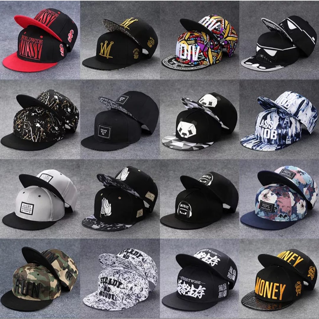 Topi Snapback hip hop Original Distro Premium Pria Dewasa Terbaru 2024 - Main Image
