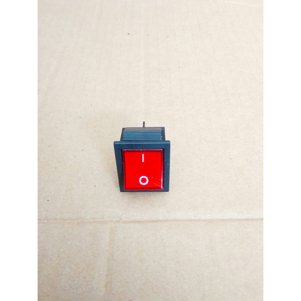 Jual Saklar Switch Besar 4 Pin ON OFF Merah Lampu | Shopee Indonesia