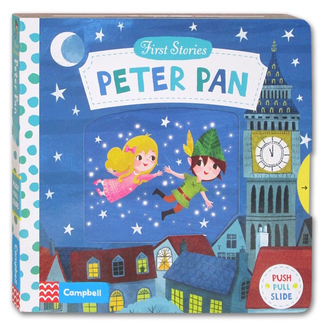 Jual First Stories Peter Pan - Push Pull Slide Board Book | Shopee ...