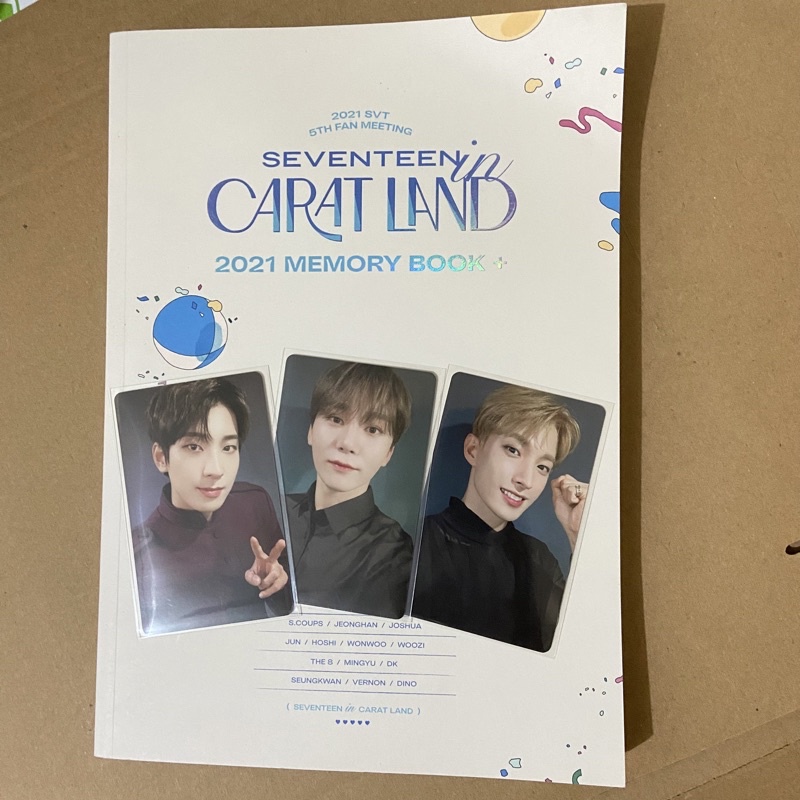 SEVENTEEN CARAT LAND 2021 MEMORY BOOK SEVENTEEN - SEVENTEEN IN