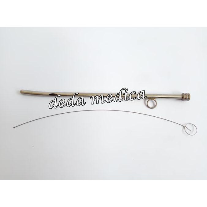 Jual METAL KATETER URIN CATETER STAINLESS STEEL CATHETER URINE 12FR ...
