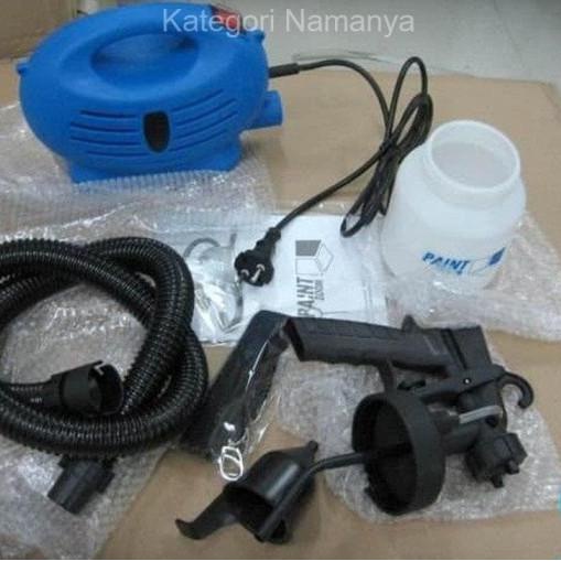 Jual Kompresor Cat Mini Listrik Alat Spray Automatic Gun | Shopee Indonesia