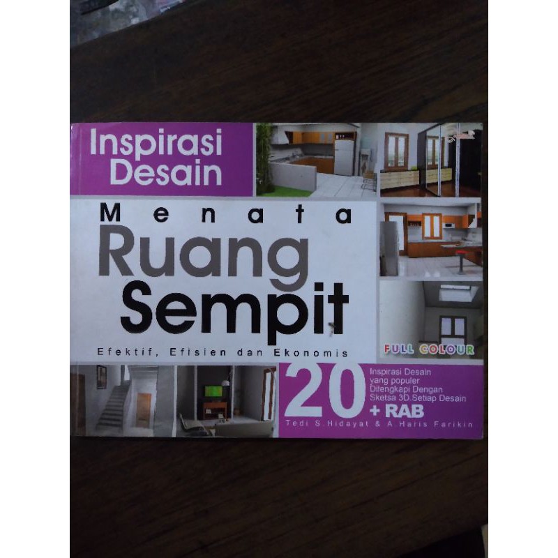 Jual Buku Inspirasi Desain Menata Ruang Sempit Rab Shopee Indonesia