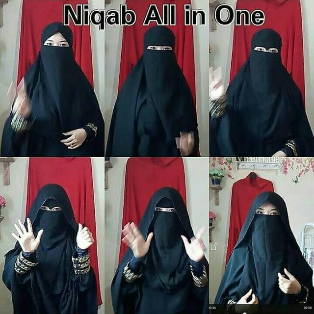 Jual Labibah Niqab / Niqab All in One / Cadar All in One | Shopee Indonesia