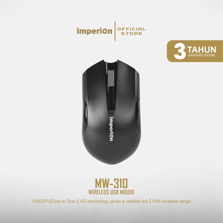 Jual Imperion MW310 Wireless Rechargeable Mouse | Shopee Indonesia