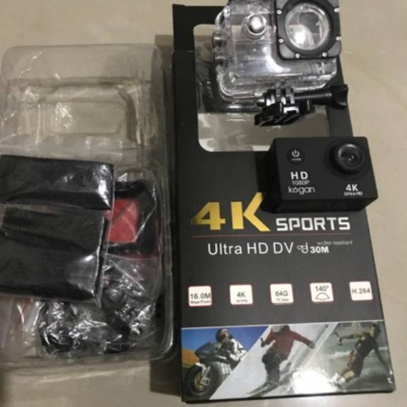 Jual PAKET ACTION CAMERA KOGAN 4K FULL HD WIFI SUPPORT MIC EXTERNAL