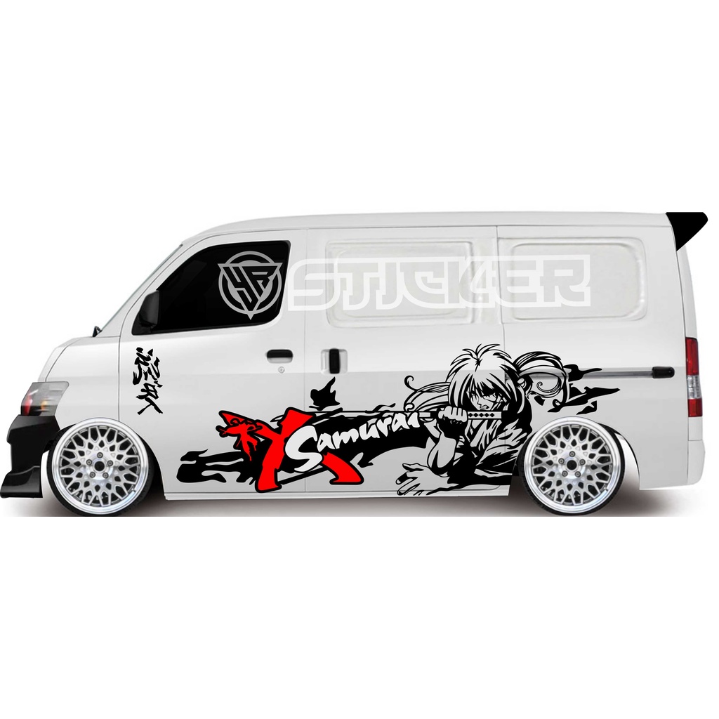 Jual CUTTING STICKER SAMURAI X MOBIL GRAND MAX BLINDVAN GRAND MAX ...
