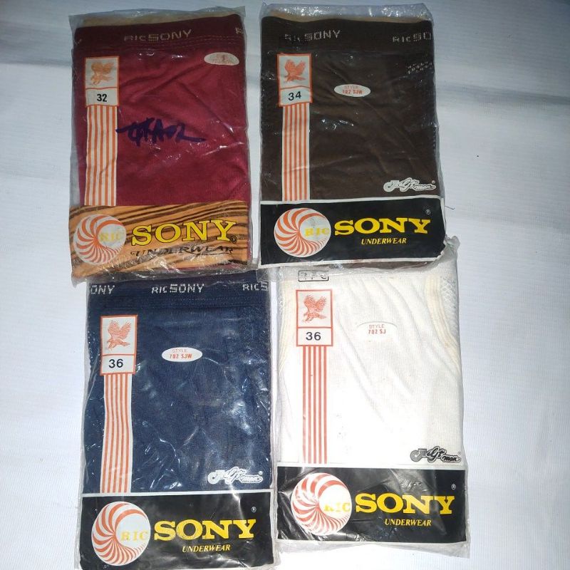 Jual Celana Dalam Ric Sony Underwear Ricsony Sempak Pria Jadul | Shopee ...