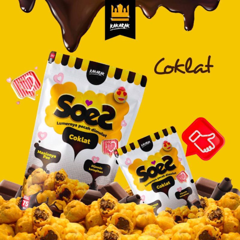 Jual kakarak - saos lumer 75 gr coklat | Shopee Indonesia