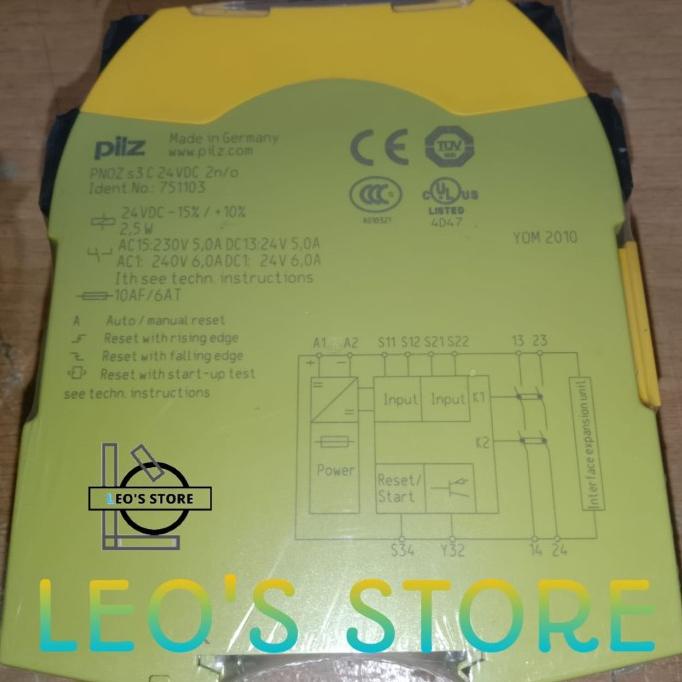 Jual Safety Relay Pilz Pnoz S3 751103 Shopee Indonesia