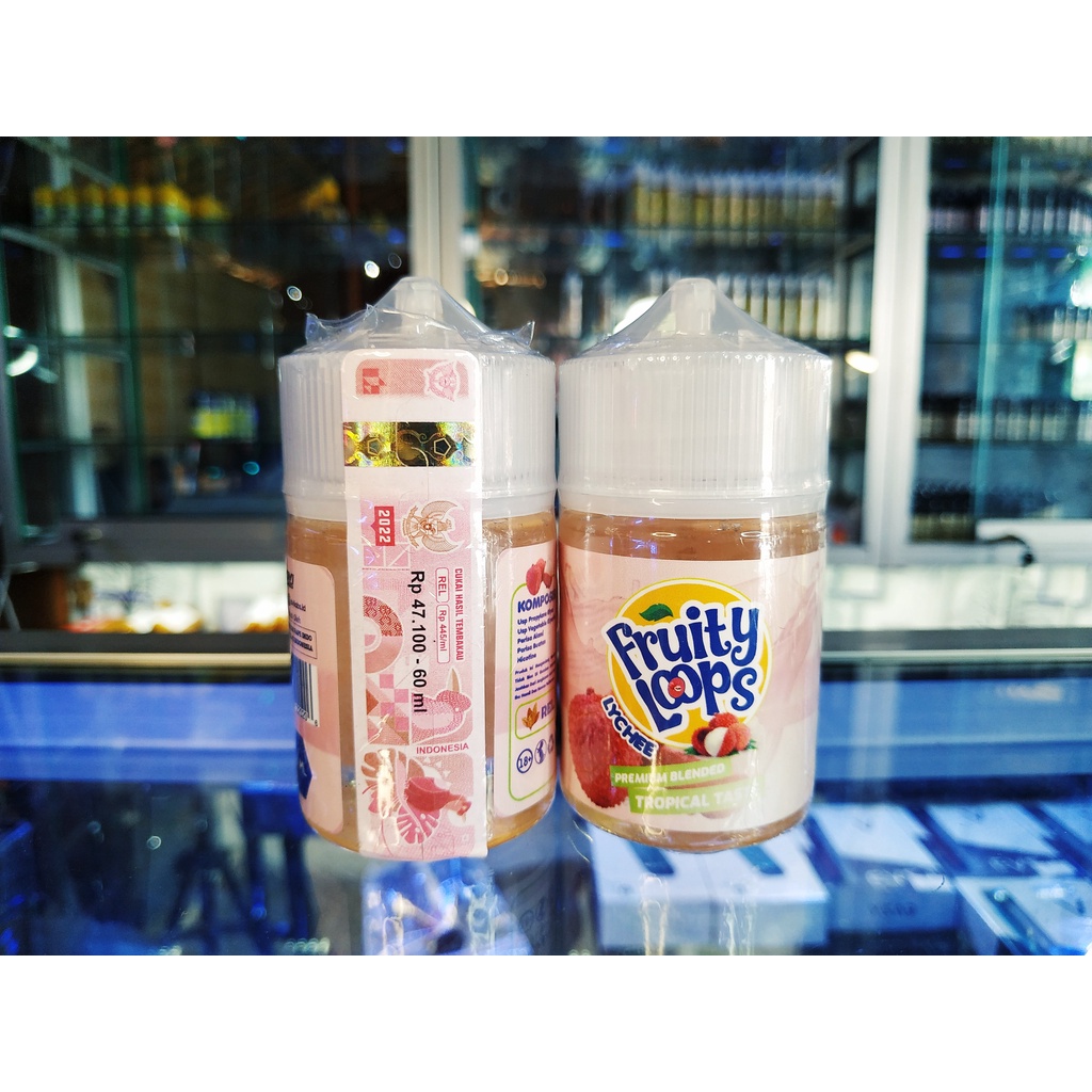 Jual Liquids 60ML 3MG LYCHEE [ DINGIN ] FRUITY LOOPSS Original enak ...