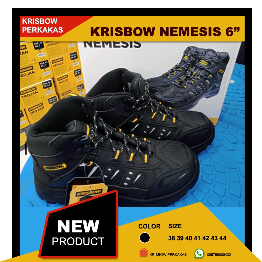 Jual Krisbow Safety Shoes Nemesis Inch Shopee Indonesia