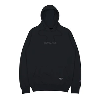 Dobujack Little Logo Black On Black Hoodie