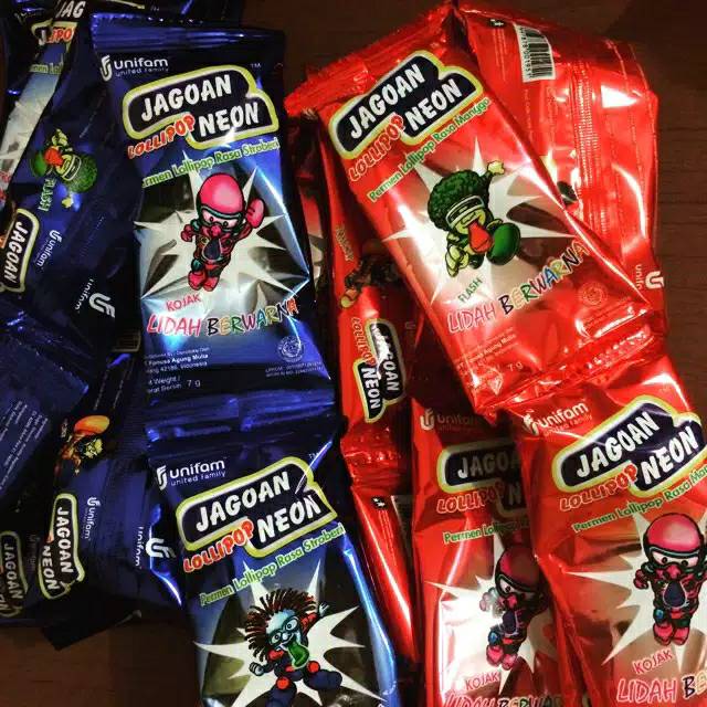 Jual Permen jagoan neon 1 renceng 12 pcs ingat snack, ingat FAST ...