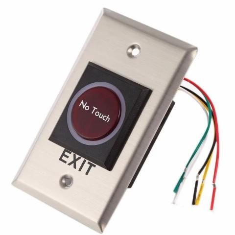 Jual Contactless Button Exit Access Control Infrared No Touch Door ...