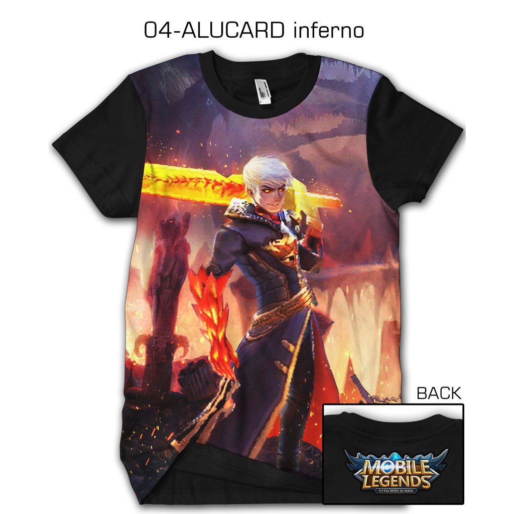 Jual Baju Mobile Legend Anak Alucard Fiery Inferno Baju Game Mobile ...