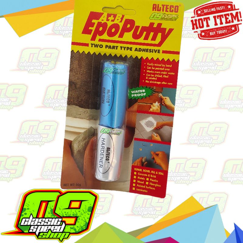 Jual lem Epo Putty porting porteng Alteco Epoputty A + B 50 g 30 g 10 ...