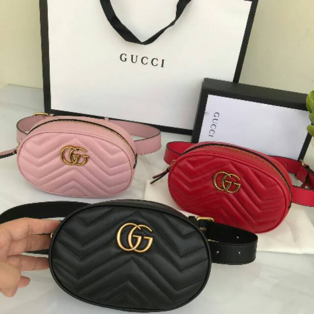 Gucci belt store bag mirror