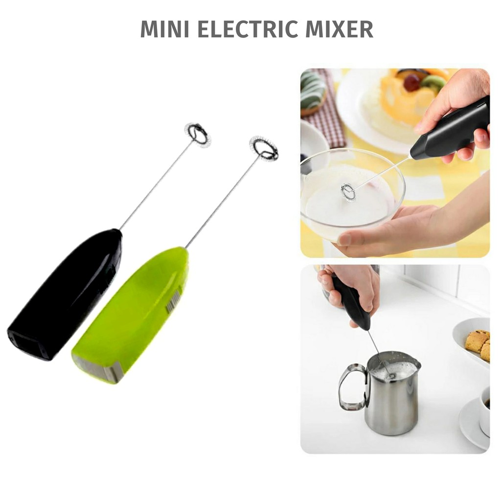 Jual Portable Mini Mixer Pembuih Kopi Susu Elektrik Stirrer Milk Coffee Foamer Dan Pengaduk