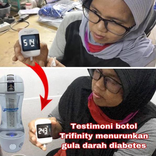 Jual Menarik.. Trifinity botol hidrogen alkaline kangen alkali water ...