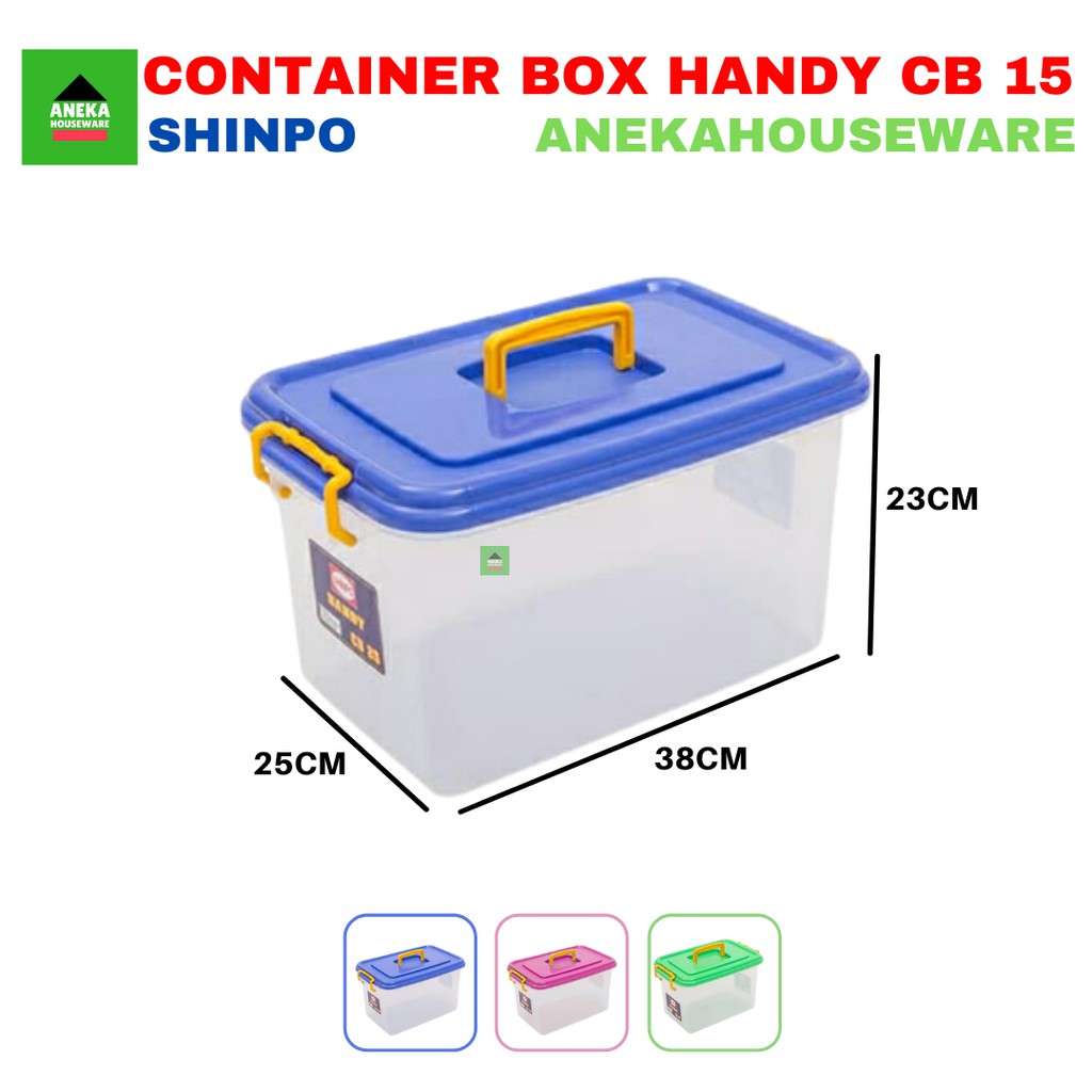Jual Container Box Plastik Menyimpan Serbaguna CB 15 SHINPO | Shopee ...