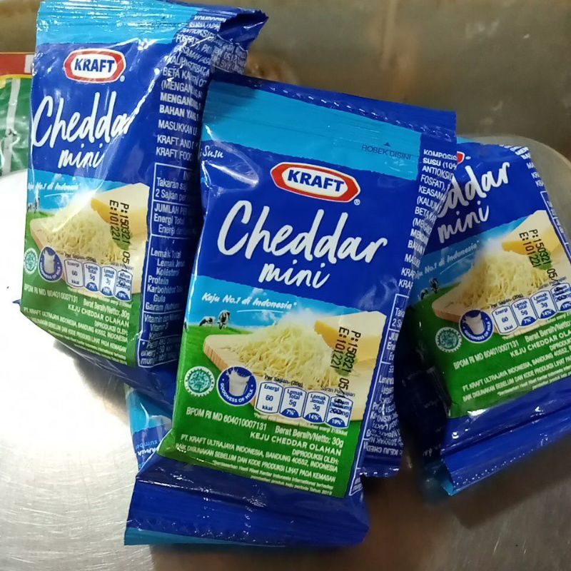 Jual Kraft Keju Cheddar Mini 30gr Renceng | Shopee Indonesia