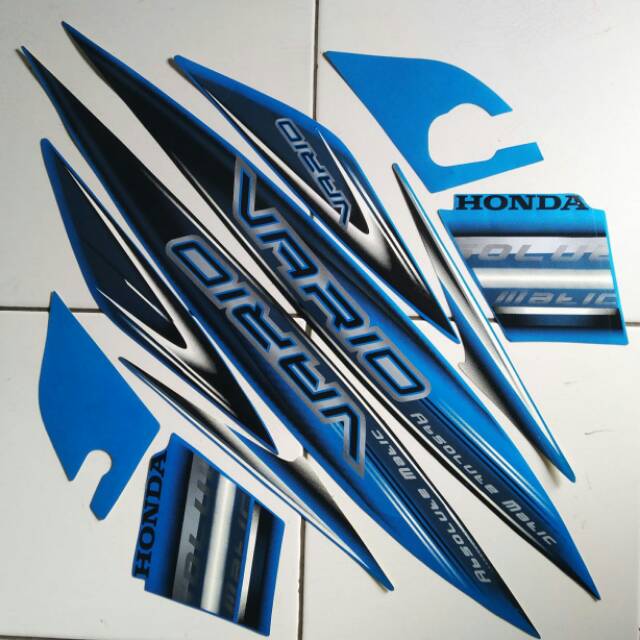 Jual Stiker motor honda vario 110 2008 biru | Shopee Indonesia