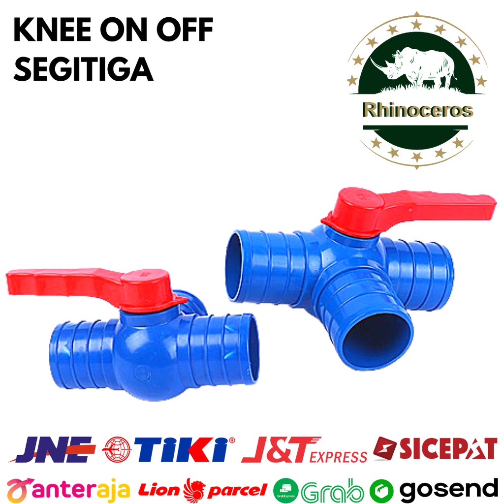 Quick Connector Selang Drip irigasi Pertanian Knee On Off 2" - 4"