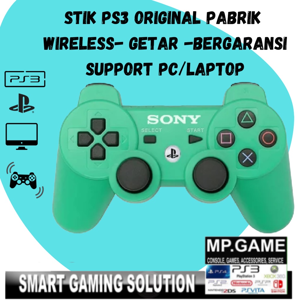 Jual Stik Stick Ps Hijau Ps Pc Hp Wireless Original Ori Pabrik Warna Shopee Indonesia