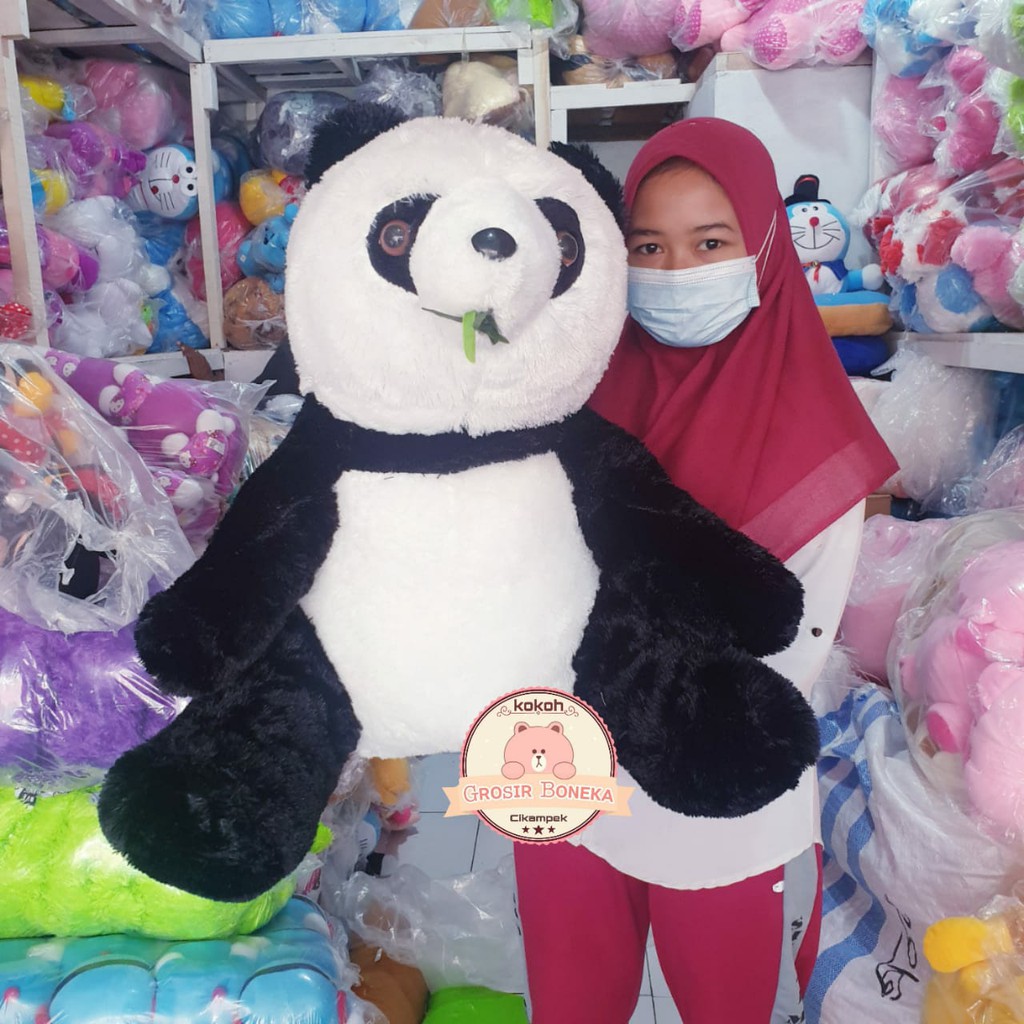 Jual Boneka Panda Rumput Duduk JB | Shopee Indonesia