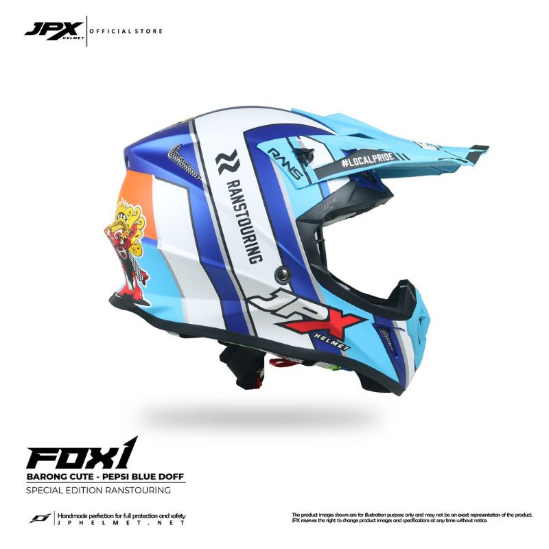 Jual Helm JPX Cross Fox1 Motif RANS TOURING BARONG Special Edition Rans ...