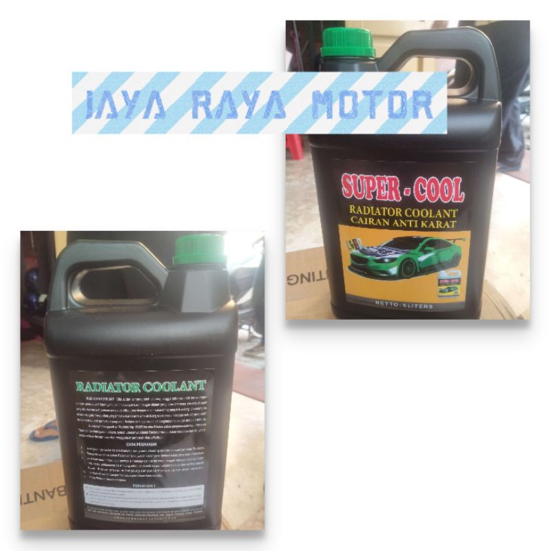 Jual Super Cool Air Radiator Hijau 5 Liter / Radiator Coolant Cairan ...
