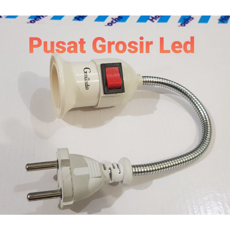 Jual Fitting Flexibel E-27 Ke Steker Colok/ Fitting Colok Flexibel ...