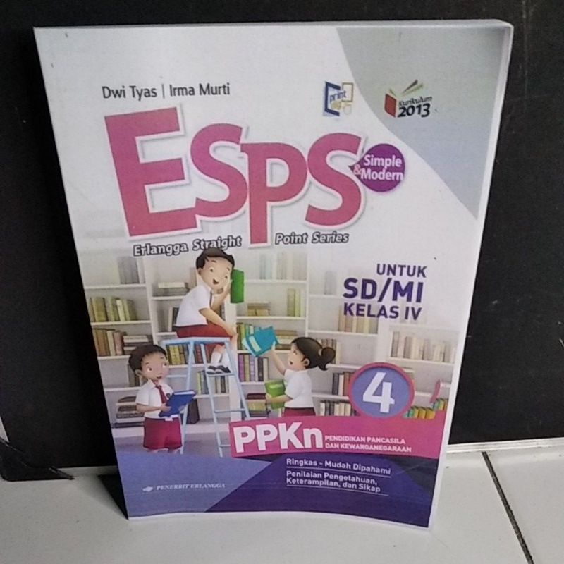 Jual Buku Esps Ppkn Pendidikan Pancasila Dan Kewarganegaraan Untuk Sd Mi Kelas Erlangga