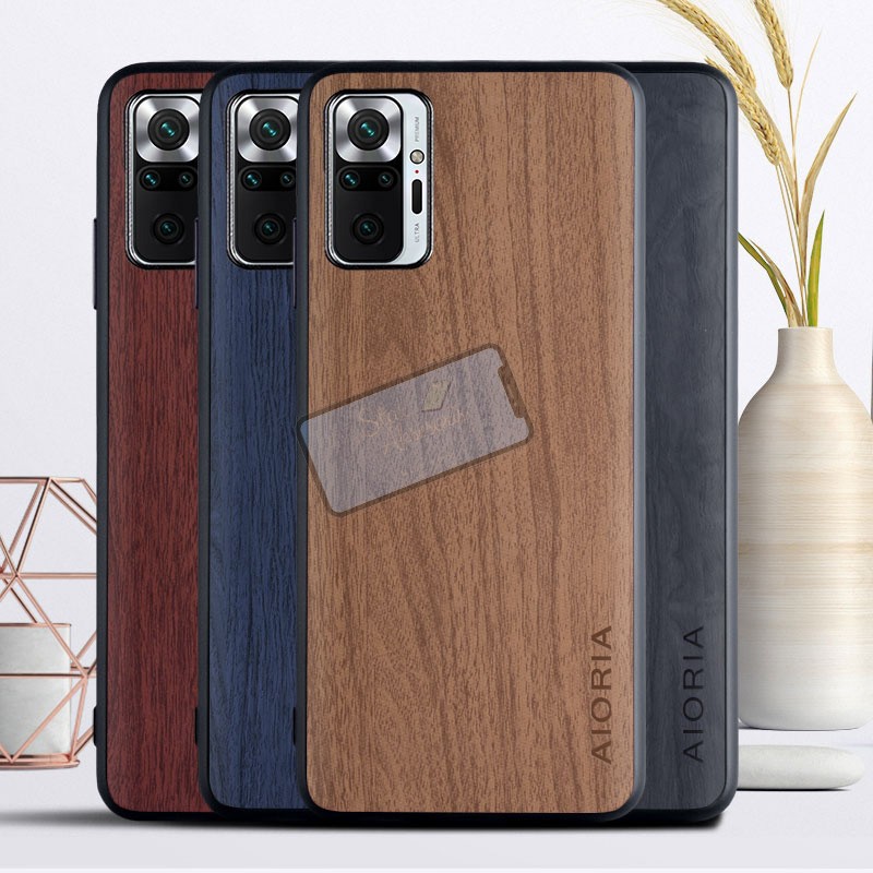 Jual Case Xiaomi Redmi Note 10 Pro Case Aioria Wood Pattern Original ...