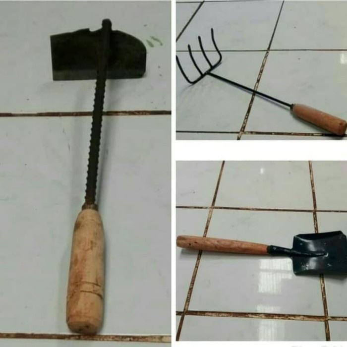 Jual Alat berkebun pacul, cangkul dan garpu kecil paket hemat | Shopee ...