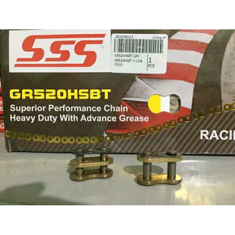 Jual Sambungan/ Kancing Rantai SSS Gold 415H, 428H, 520H | Shopee Indonesia