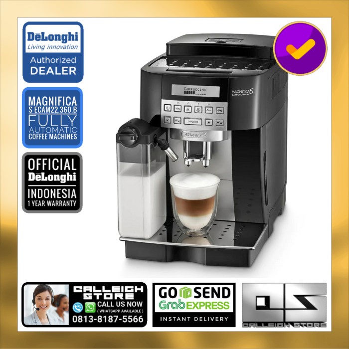 Jual DELONGHI MAGNIFICA S ECAM 22.360.B FULLY AUTOMATIC COFFEE MACHINES