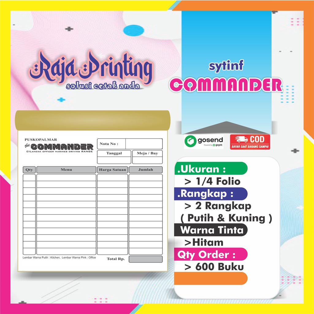 Jual {CUSTOM} NOTA 1/6 FOLIO 2 RANGKAP | Shopee Indonesia