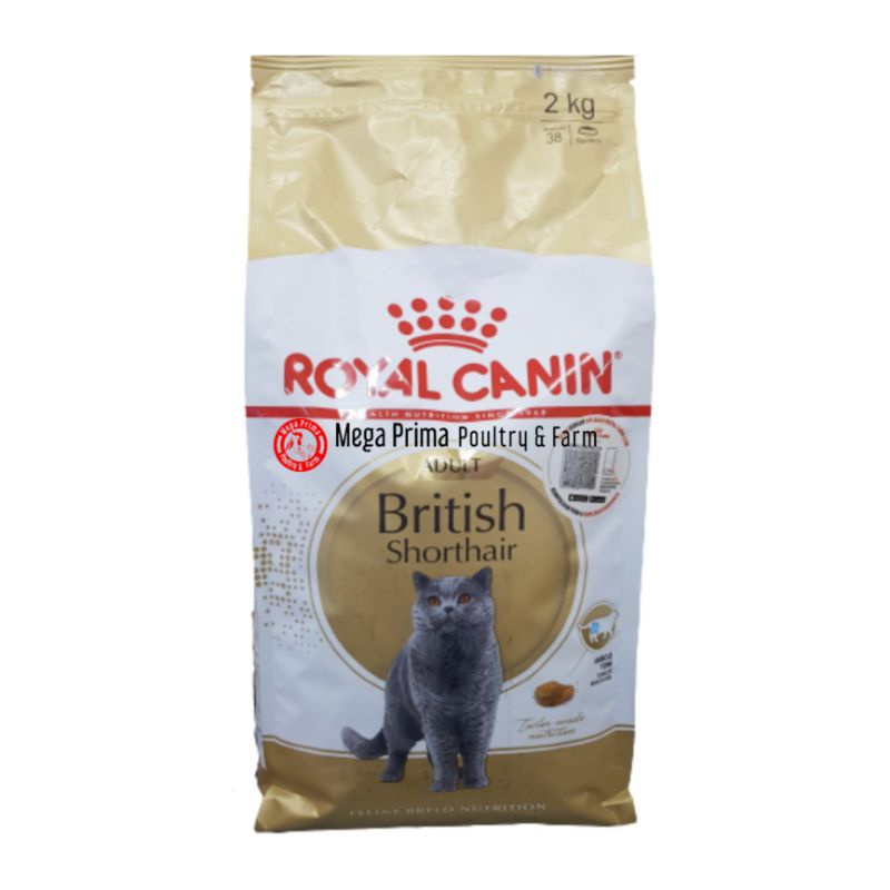 Jual ROYAL CANIN DRYFOOD BRITISH SHORT HAIR KITTEN ADULT 2KG