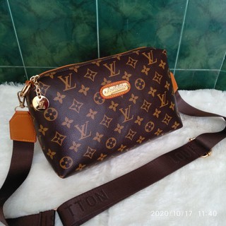 Jual TAS LV MURAH, SLING BAG KULIT IMPORT, TAS SELEMPANG CEWEK TERLARIS